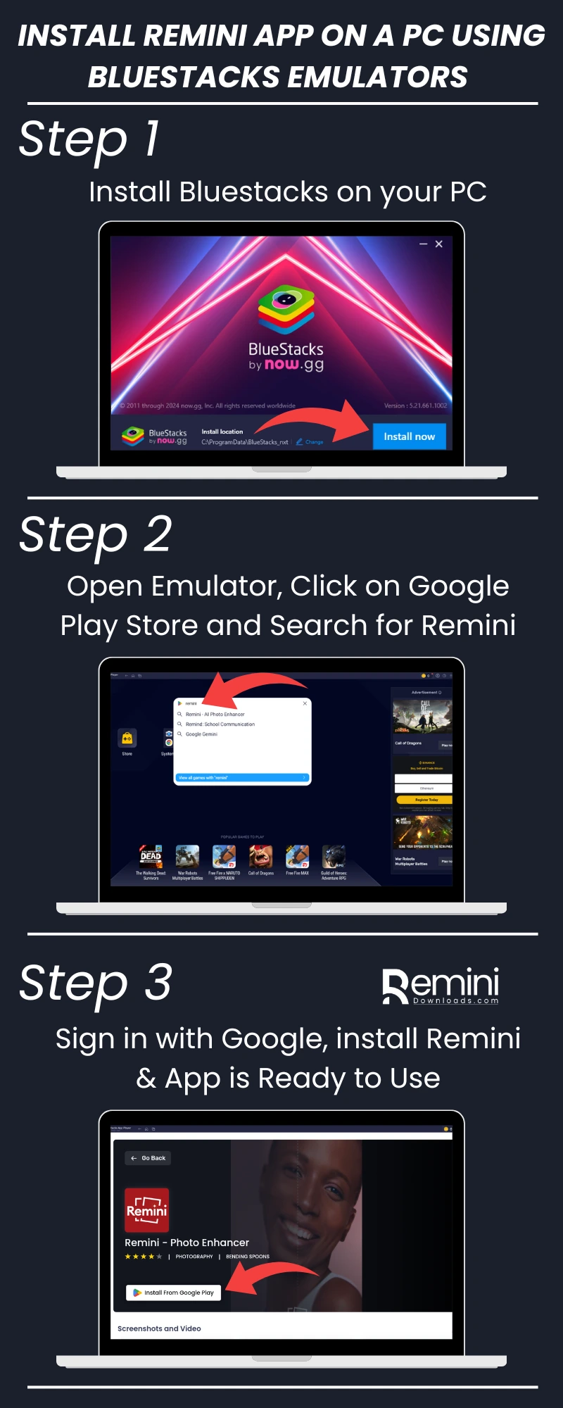 Download Remini for PC