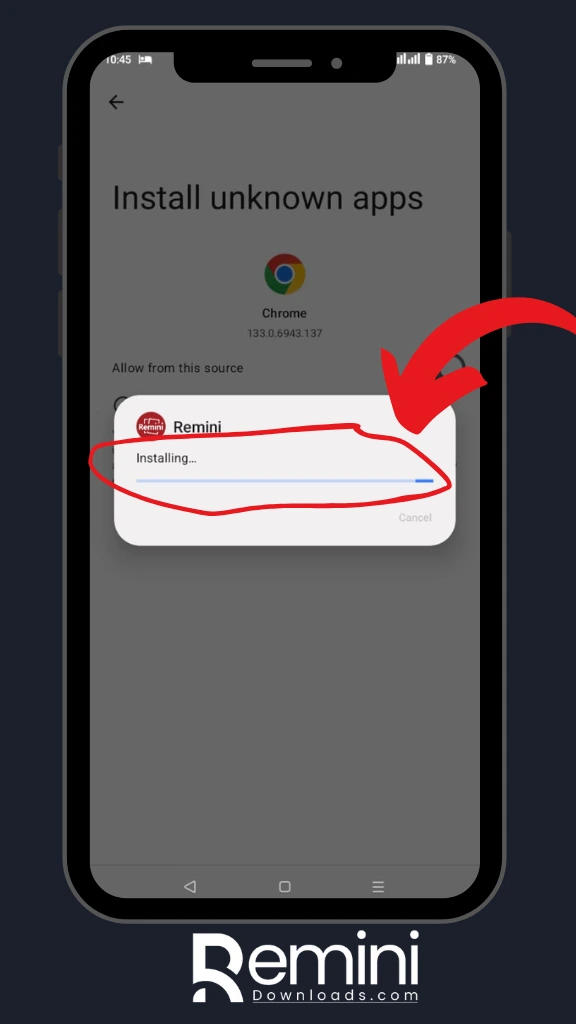Remini Mod APK  v 3.8.5(2025)– Premium unlocked | No ads 17 Download Remini Mod APK - Step four