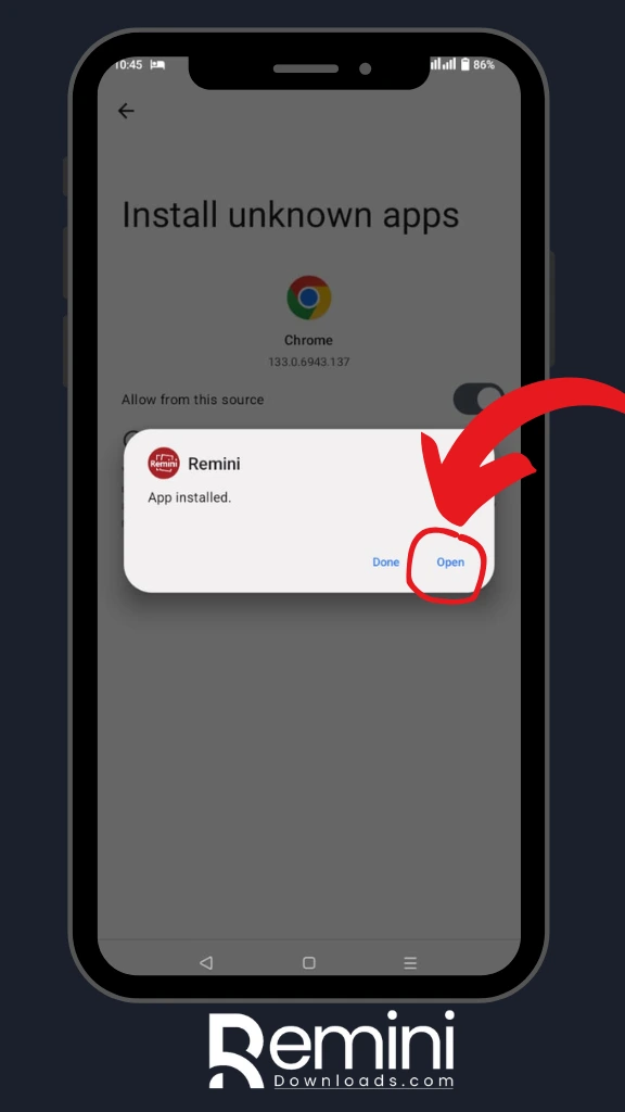 Remini Mod APK  v 3.8.5(2025)– Premium unlocked | No ads 18 Download Remini Mod APK - Step five