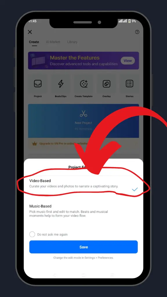 Remini vs VN: Which App is Best for Editing? 10 How to use VN video player - step two