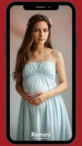 Remini AI baby filter