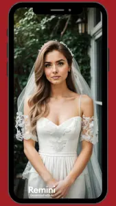 Remini AI wedding filter 2