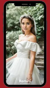 Remini AI wedding filter 3
