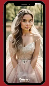 Remini AI wedding filter 4