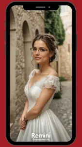 Remini AI wedding filter 6