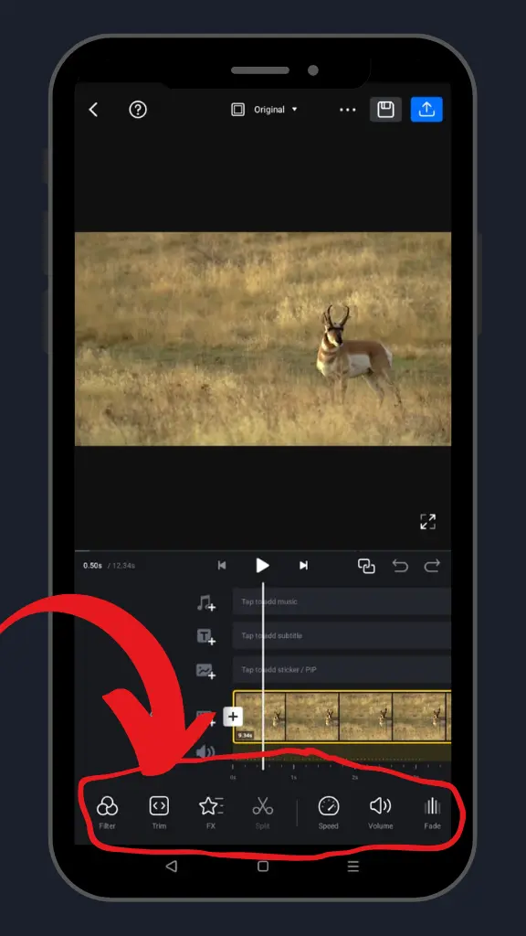 Remini vs VN: Which App is Best for Editing? 11 How to use VN video player - step three