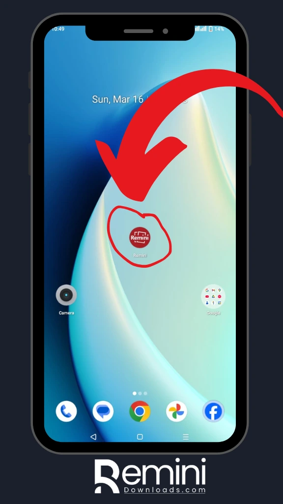 Remini vs VN: Which App is Best for Editing? 4 User procedure of Remini - Step one