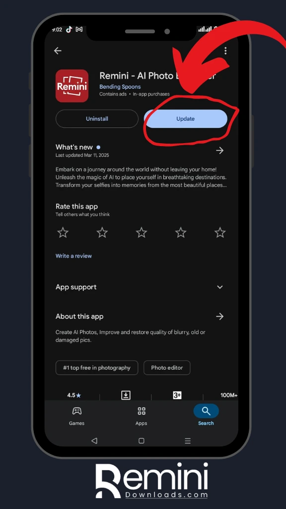 Remini App is Not Working? Here’s How to Fix It Instantly! 5 Remini APK updates