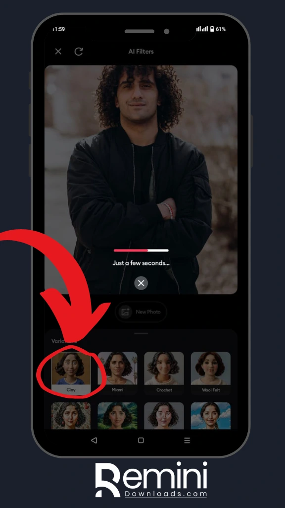 How to Use Remini AI Clay Filter - Step-by-Step User Guide 14 Remini AI Clay filter