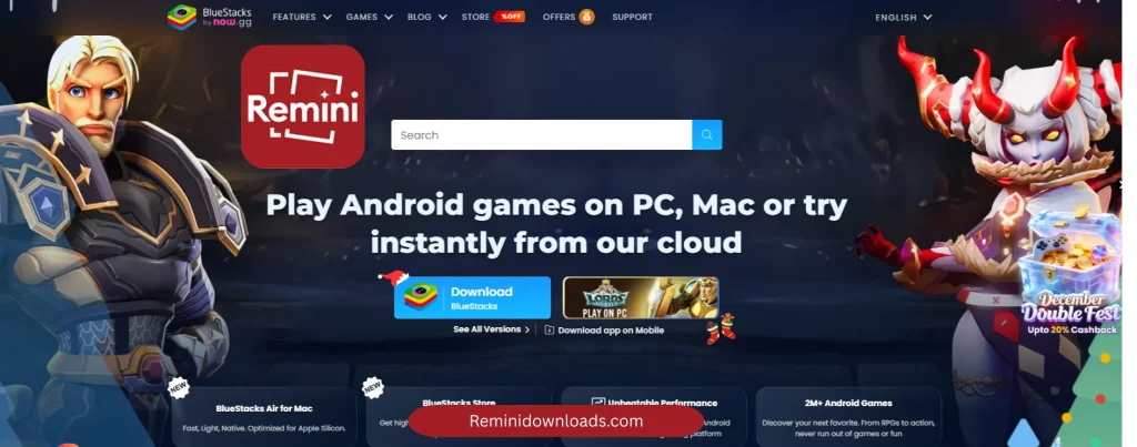 Bluestacks emulator to runr emini apk - image