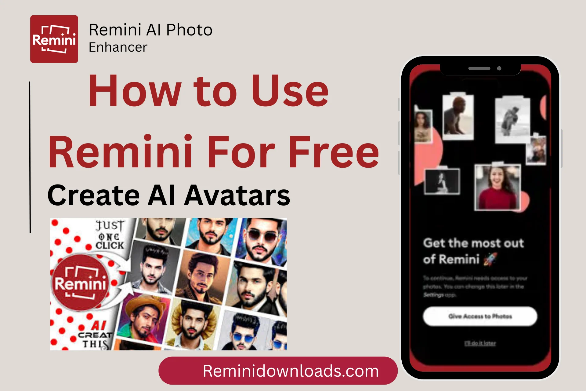 How to use remini for free - banner