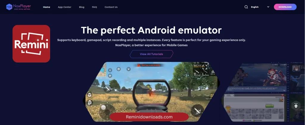 Nox Player emulator to runr emini apk - image