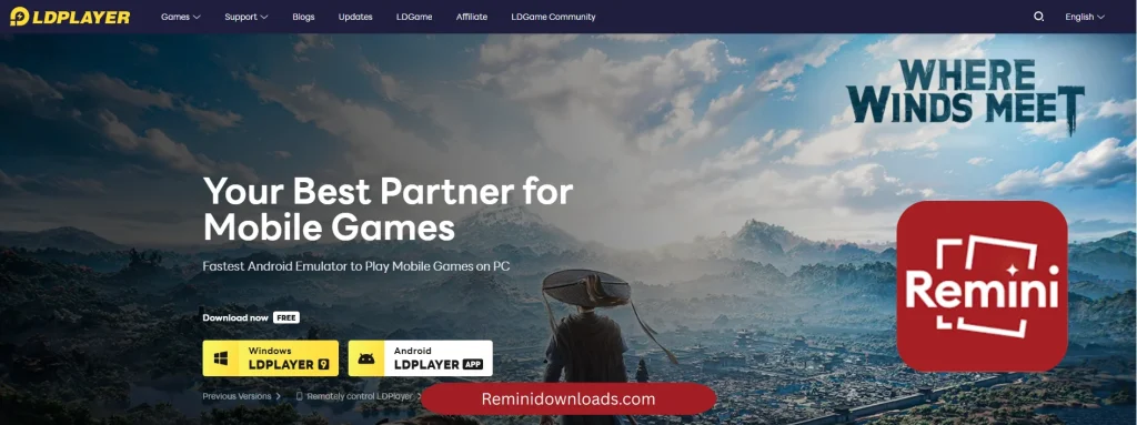 LD Player emulator to runr emini apk - image