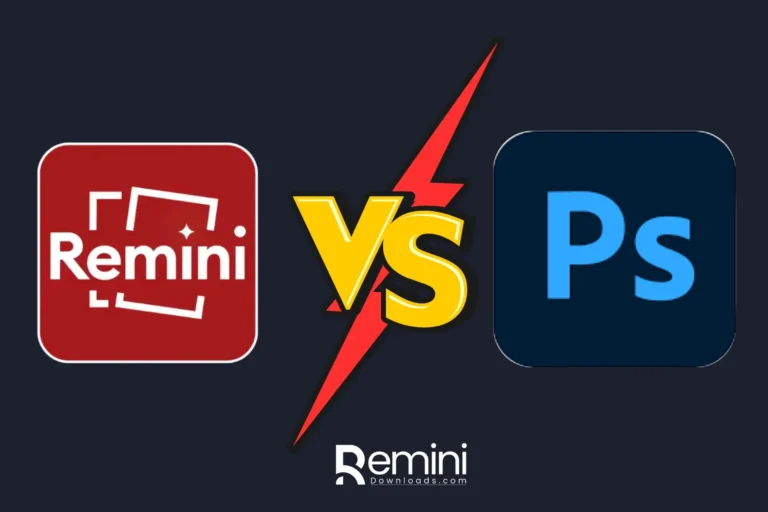 Remini vs photoshop - banner